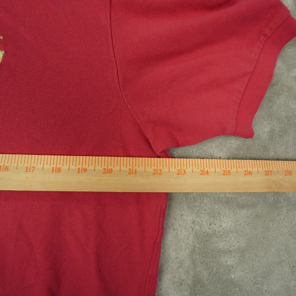 Polo Ralph Lauren Polo Shirt Men's Large Red Preppy Short Sleeve Classic